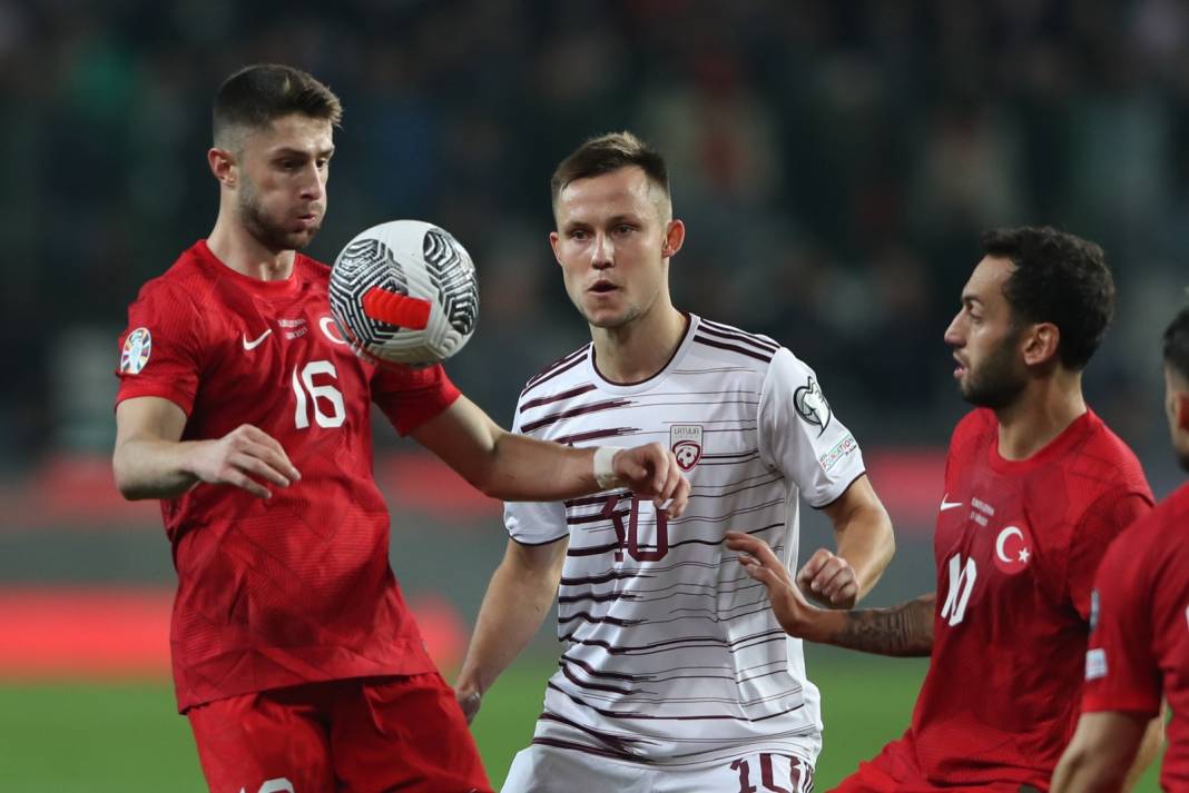 Türkiye - Letonya maçı fotoğrafları 34